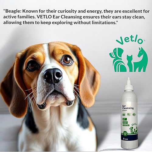 Miniatura 7 de Tratamiento de infección de oído para perros, limpiador de oídos con fórmula de aloe vera para limpiador de oídos para perros, evita infecciones,
