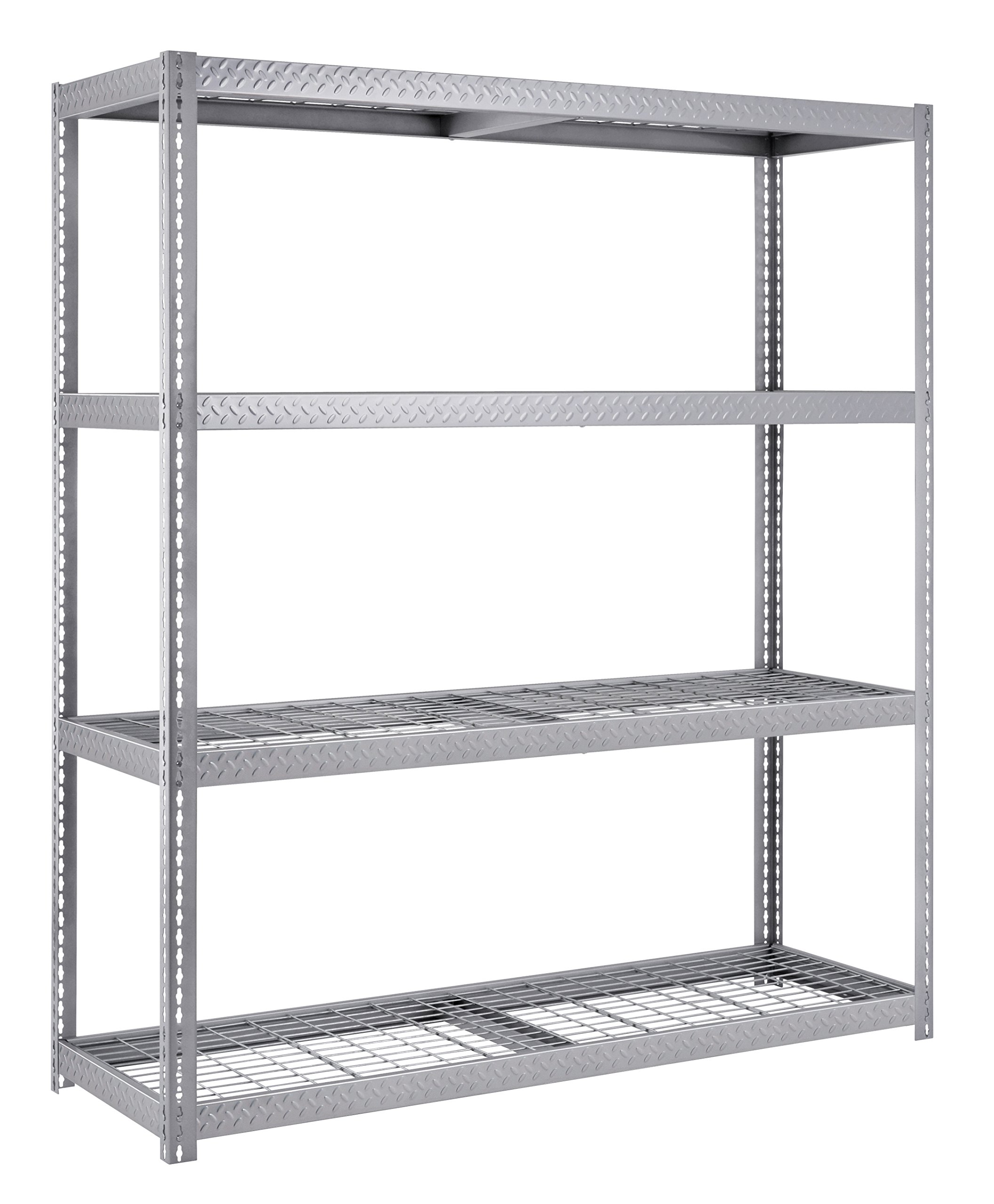 Buy Edsal RLTB7284W4 Steel Shelving, 84" Height x 72" Width x 24" Depth