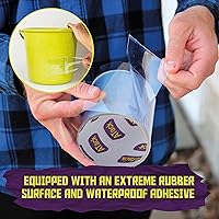 Vista 8 de ATack Cinta de parche y sellado impermeable, transparente, 4 pulgadas x 10 pies, cinta de barrera de agua para detener la reparación de fugas