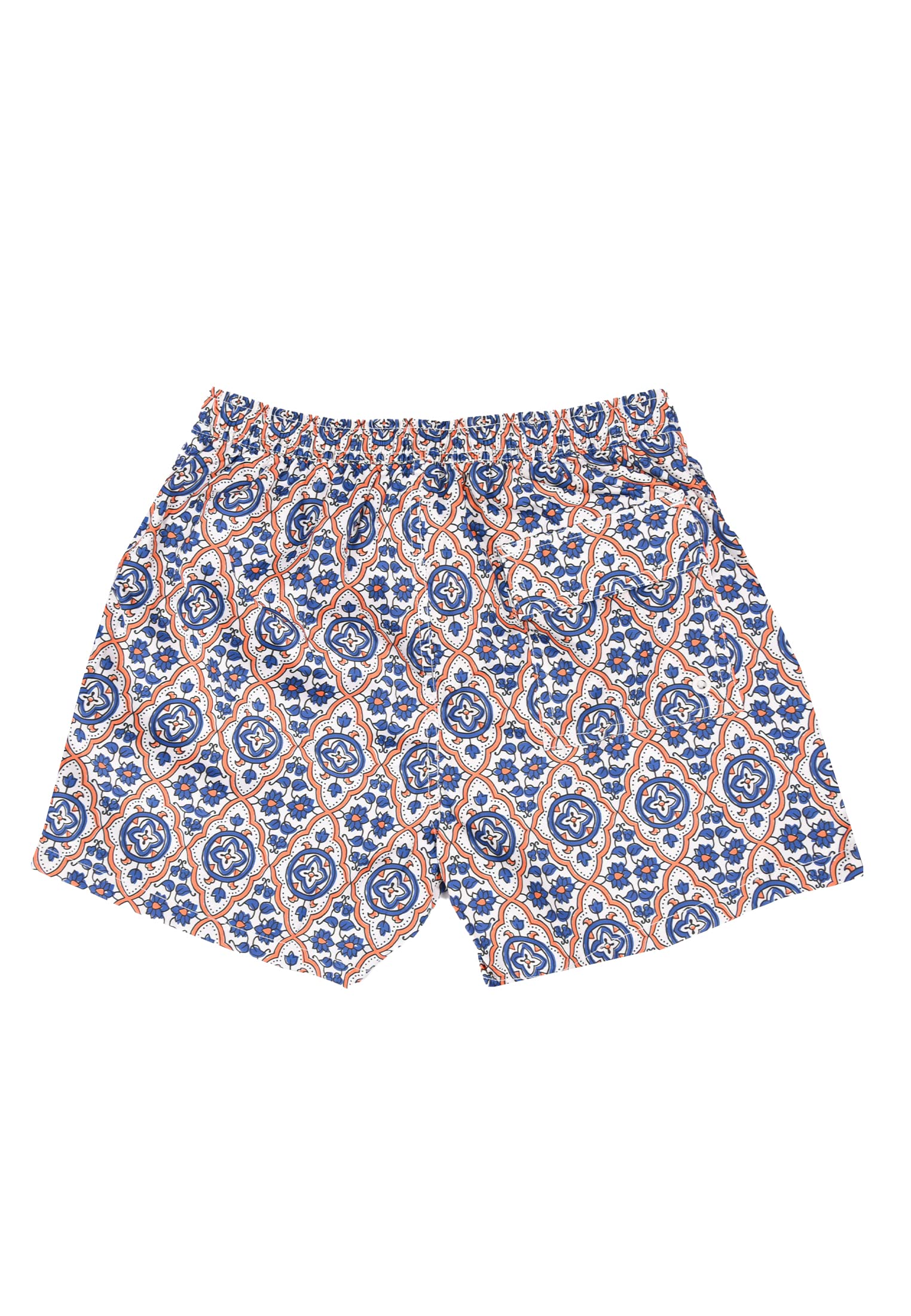 Bañador de hombre con estampado pantalón corto de playa bóxer con mayólicas