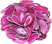 Vista 9 de mookaitedecor Láminas de ágata pulida para contraluz, paquete de 12 tarjetas de geoda de ágata