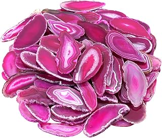 mookaitedecor Polished Agate Light Table Slices,Geode Agate Slab Cards Pack of 12