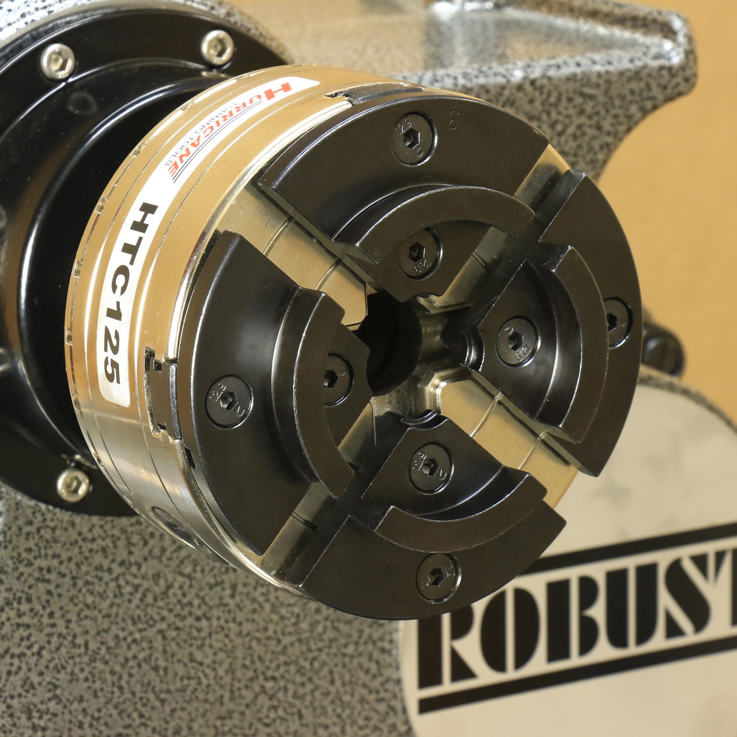 Hurricane HTC125 5" Woodturning 4 Jaw Chuck Kit, w/Dovetail Jaws. For