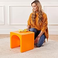 Vista 21 de ECR4Kids Tri-Me 3 en 1 silla cubo, muebles para niños, color azul polvo