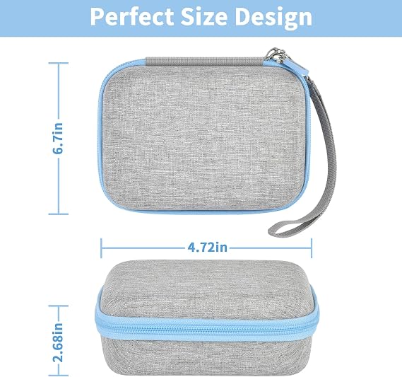casmilee Baby Monitor Carrying Case, Protective Storage Bag for Eufy Baby Smart Monitor and Accessories (Box Only)