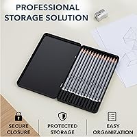 Vista 6 de Mr. Pen - Lápices de dibujo para dibujo, paquete de 14, lápices de grafito para lápices de dibujo