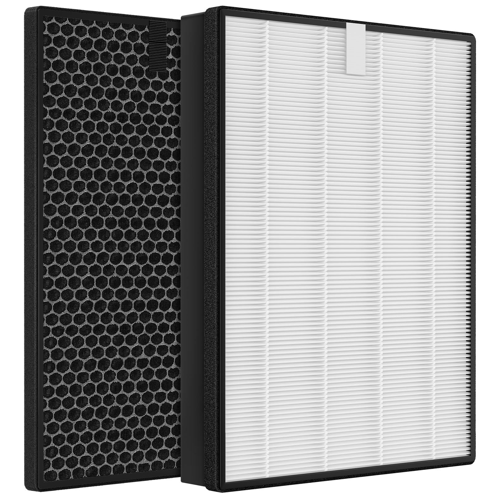 FY2420/30 FY2422/30 Ersatzfilter kompatibel mit Philips Luftreiniger AC2882, AC2887, AC2889, AC3829, 2000er und 3000er Serie, Enthalten 1 HEPA Filter und 1 Aktivkohlefilter