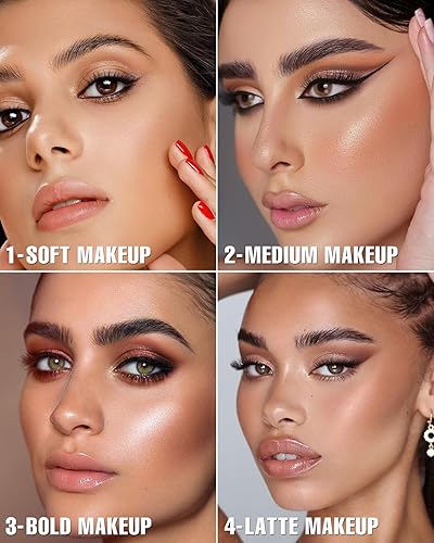 Vista 85 de Sombra de ojos líquida con purpurina, 3 colores, sombras de ojos líquidas de camaleón, juego de maquillaje de ojos holográfico con purpurina