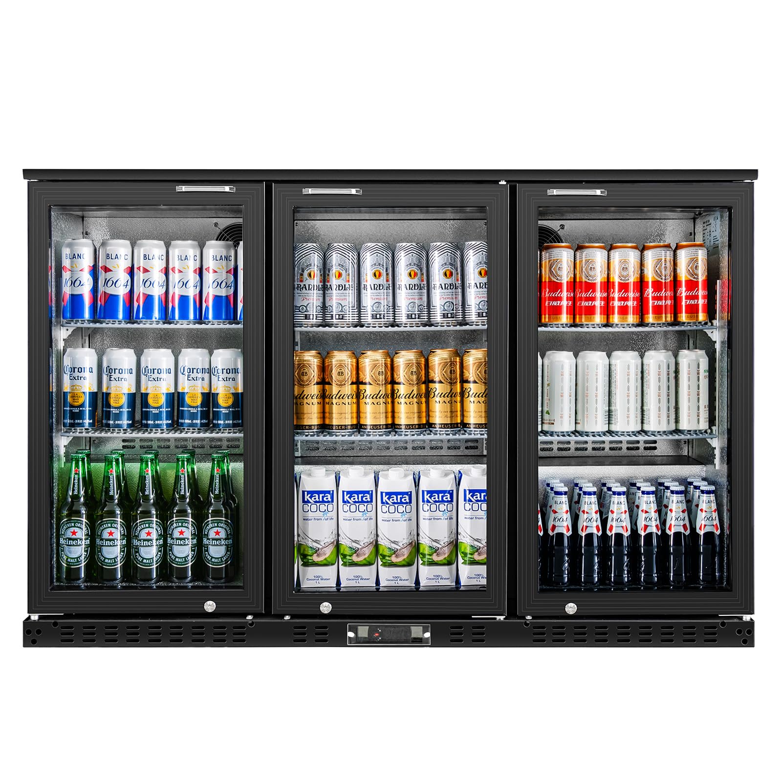 Bingerma BBD-350L 10.5 cu ft Beverage Cooler Black