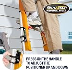 Adjustable Ladder Leveler with Anti-Slip Rubber Feet, 23'' Extension Ladder Stabilizer Feet Levelers, Universal Stair Ladder Stabilizer, Ladder Aide Leveling Feet, Ladder Accessories