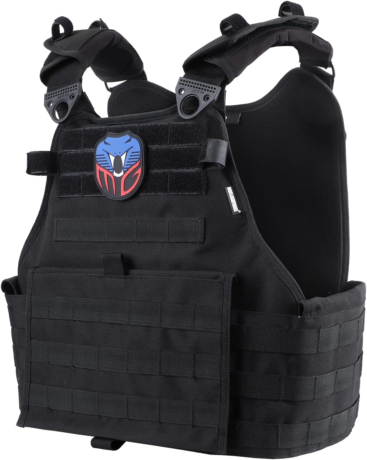 MGFLASHFORCE Tactical Vest for Men, Airsoft Molle Vest
