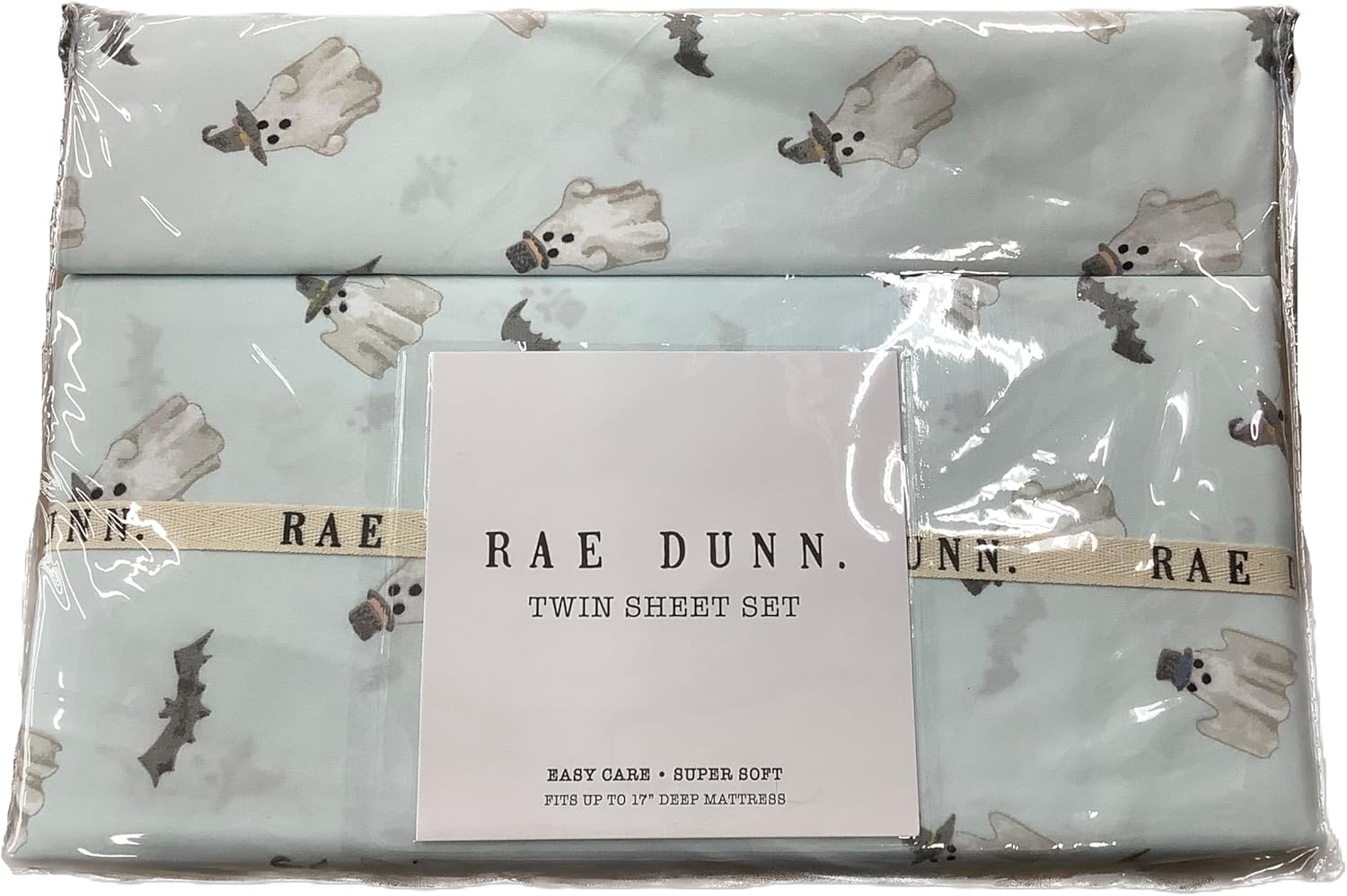 Rae Dunn Halloween Sheet Set, Witch Hats & Cauldrons, Queen