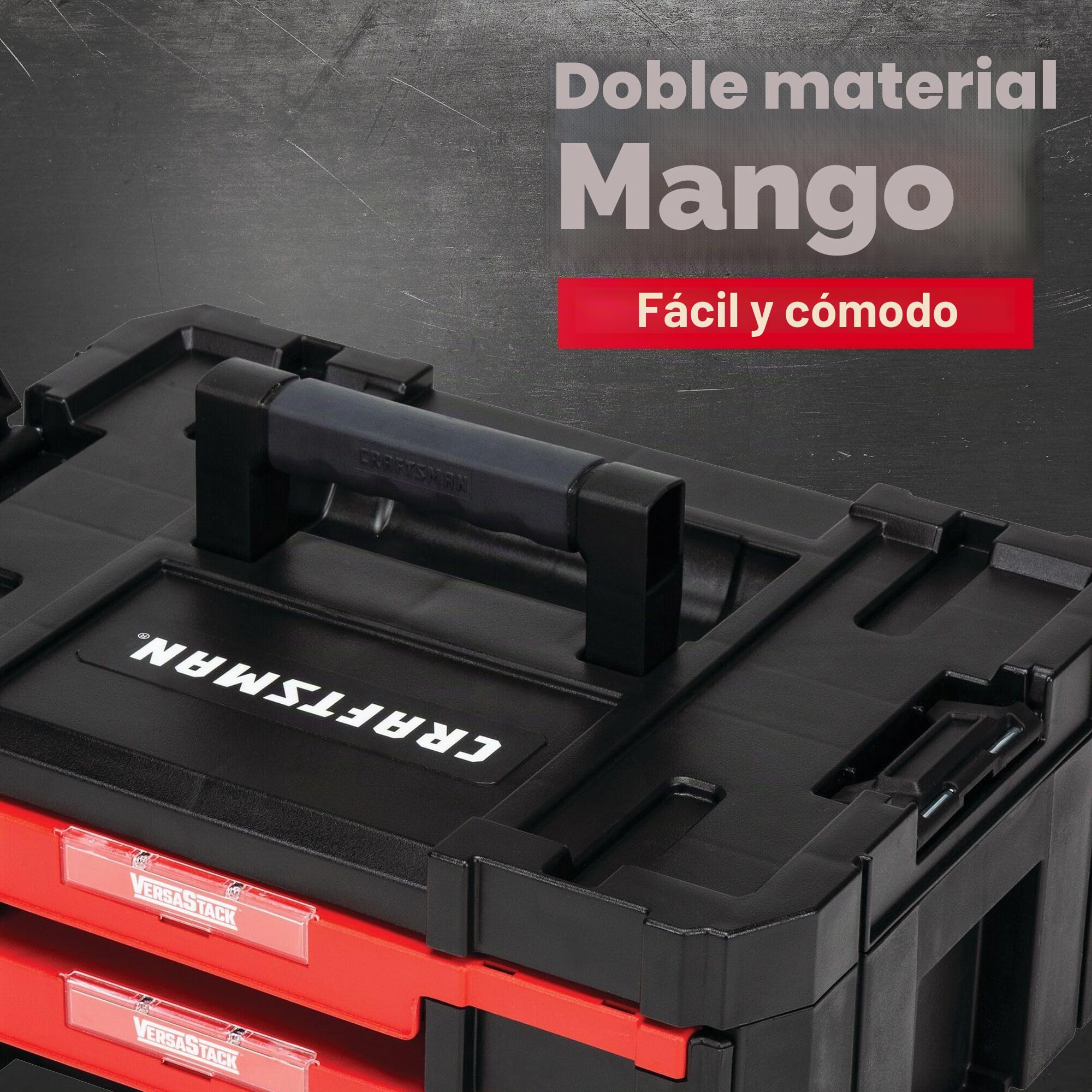 CRAFTSMAN Caja de herramientas de plástico con cajones, organizador y almacenamiento (CMST17804)