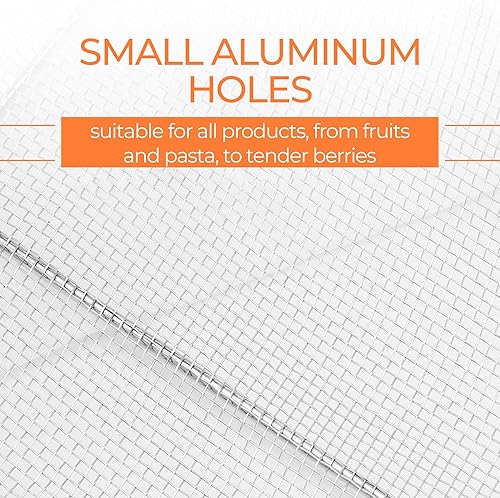 Miniatura 5 de Sheffsky Colador expandible sobre el fregadero, colador ovalado de acero inoxidable de malla fina de 6 cuartos de galón sobre el fregadero con asas