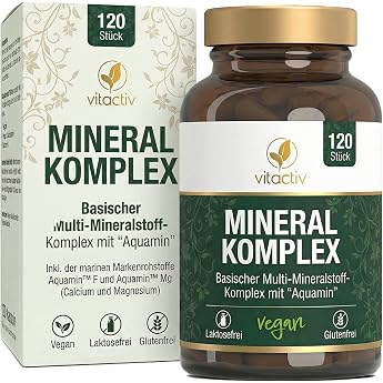 Vitactiv Mineral Complex with Aquamine from Seaweed Vegan 120 Capsules