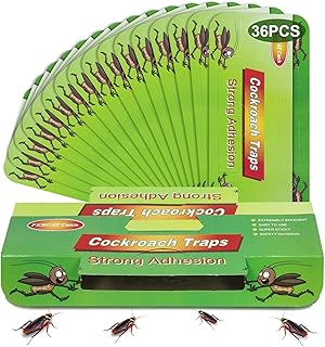 36 Pièces Piege Cafard Produit Puissant Professionnel Collant Piège à Cafards Anti Blattes
