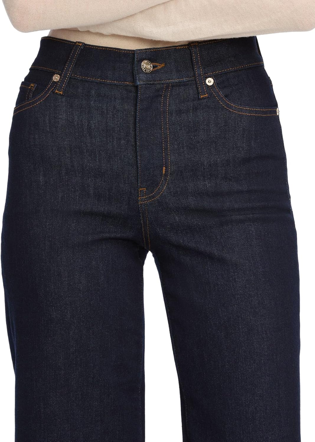 FRAME Women's Le Slim Palazzo Crop Jeans - Image 4