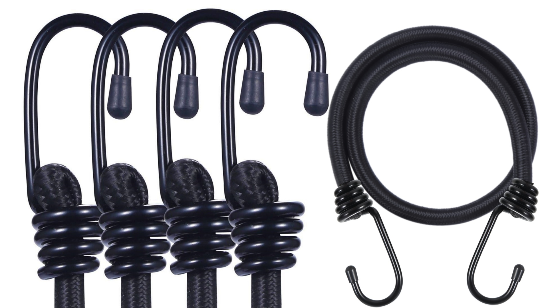 Yuxh Bungee Cords Heavy Duty Outdoor 2ft Bungee Straps with