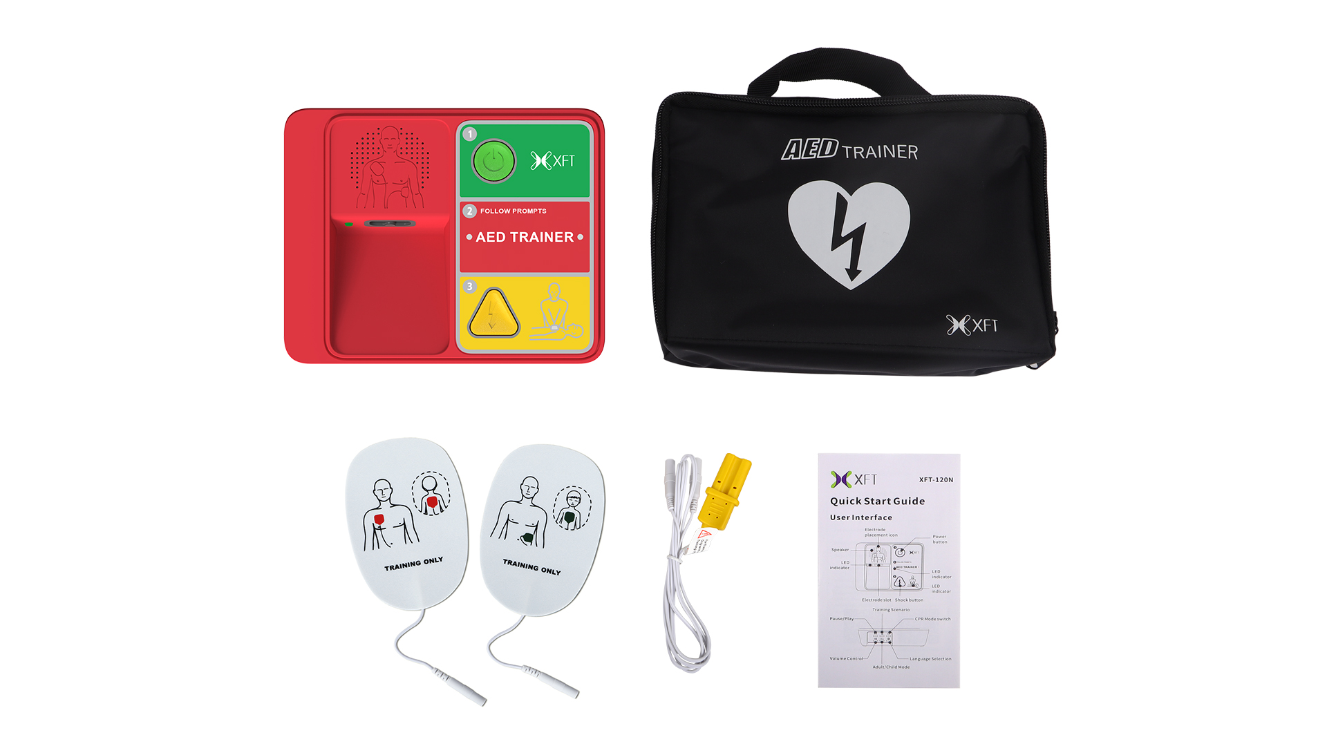 Amazon.com: XFT AED Trainer & AED Simulator & AED Defibrillator
