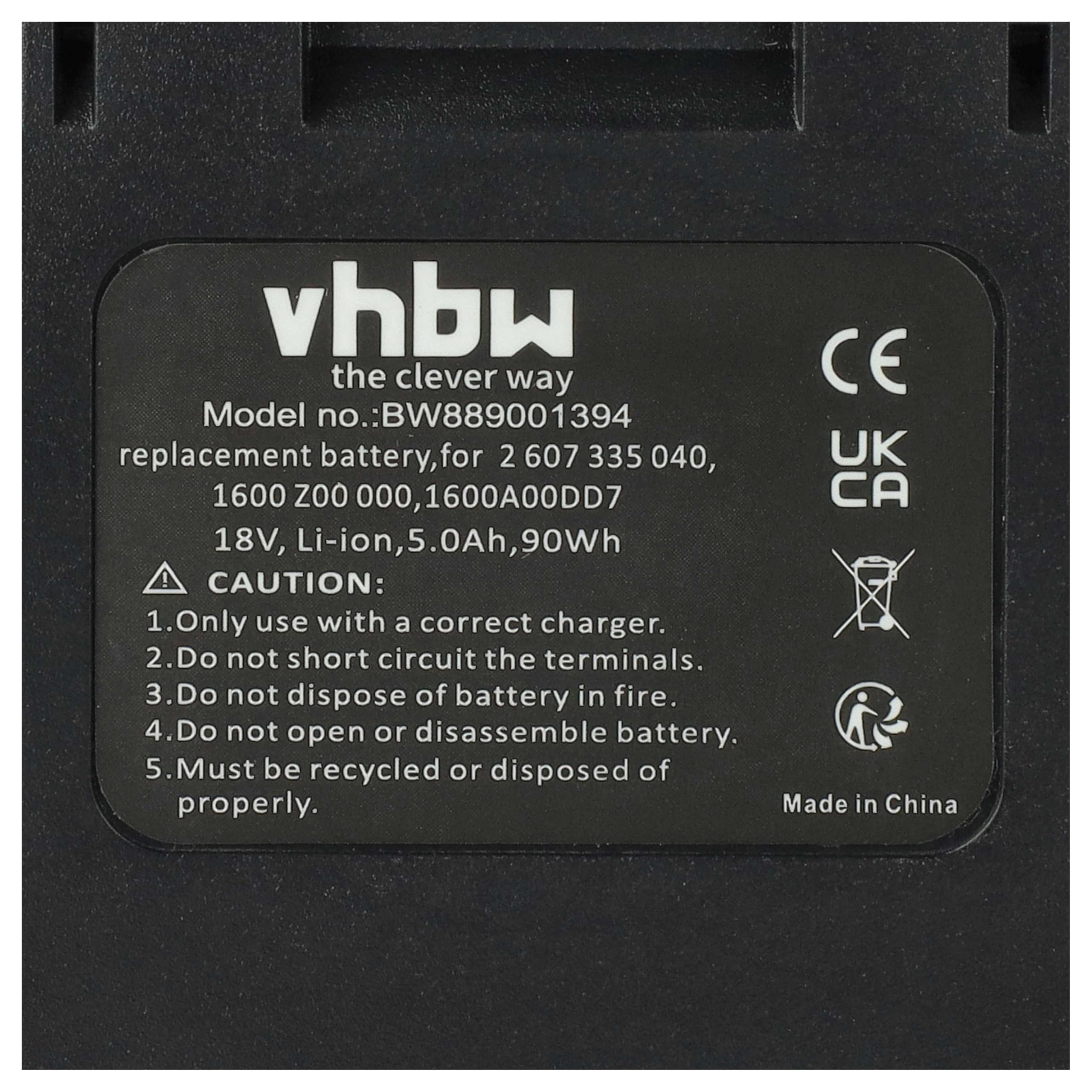 vhbw 2 x akumulator kompatybilny z Bosch PSR 1800 LI-2