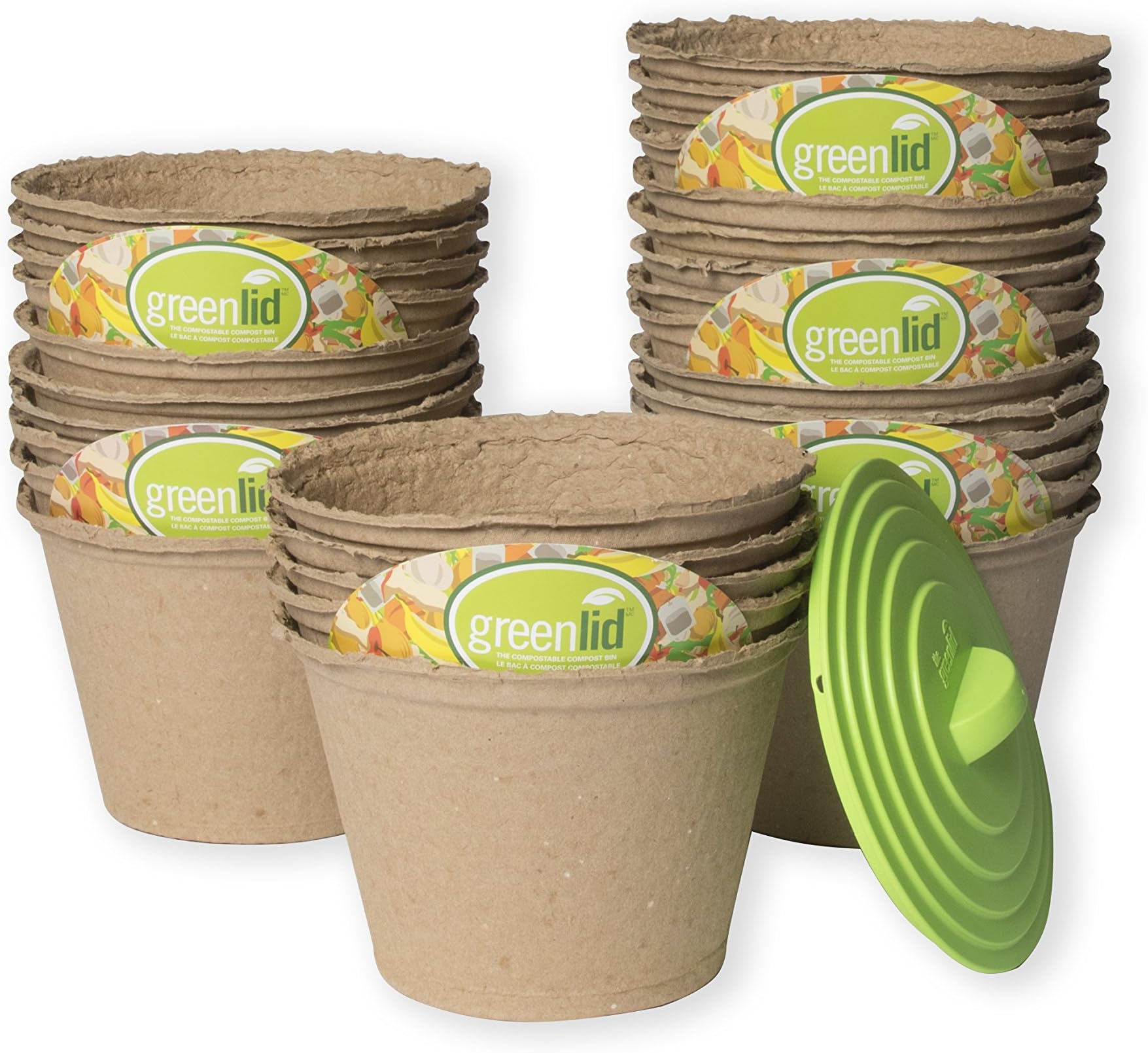 Compostable Compost Bin - Starter Kit (30 Pack + Reusable