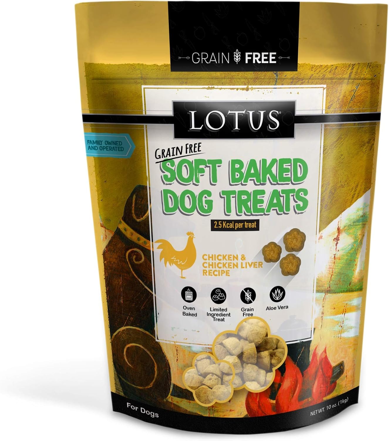 Lotus, Soft Baked Treat Chicken, 10 Ounce