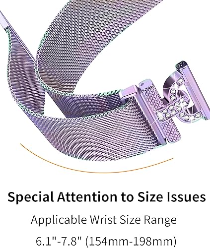 Miniatura 10 de JOYOZY Bandas magnéticas compatibles con Samsung Galaxy Watch 5 de 1.575 pulgadas, 1.732 pulgadas, Galaxy Watch 5 Pro de 1.772 pulgadas, Galaxy