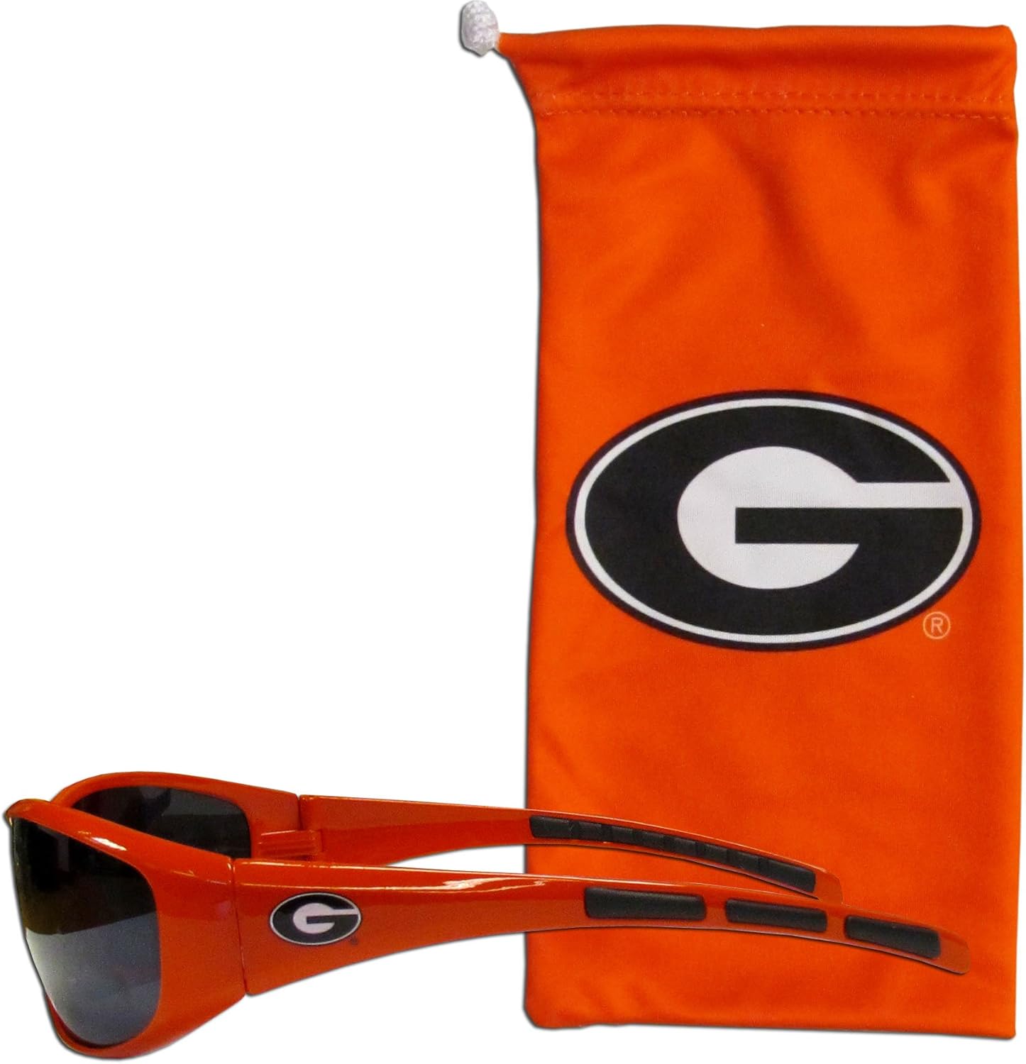 Siskiyou Sports NCAA Georgia Bulldogs Adult Sunglass and Bag Set, Red (2CSG5EB)