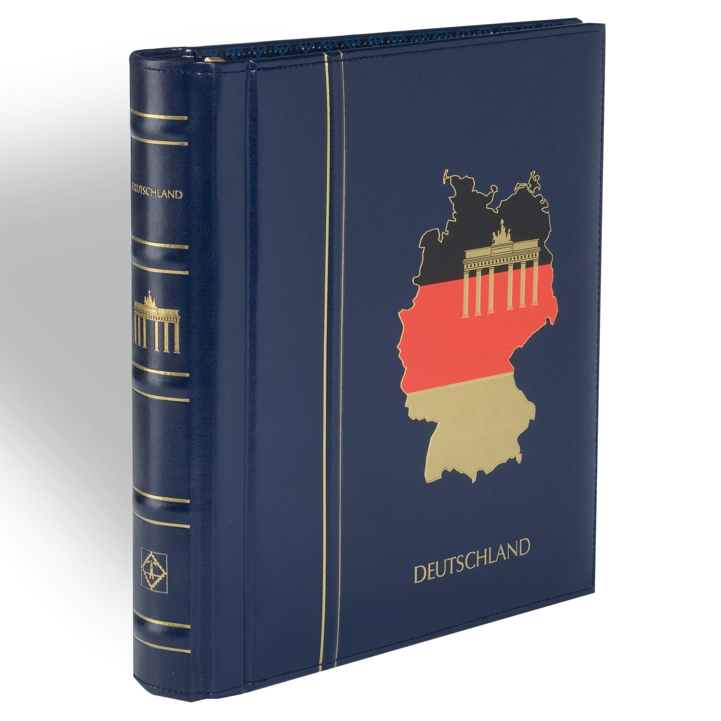 Leuchtturm 324495 SF album do nadruku - na znaczki Perfect DP w klasycznym wzornictwie - Niemcy 1949-1979 - niebieski