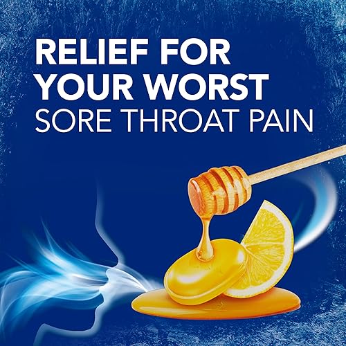 Miniatura 5 de Vicks VapoCool - Gotas medicadas severas para el dolor de garganta, mentol de máxima fuerza, alivia el dolor de garganta, sabor a miel y limón, 45