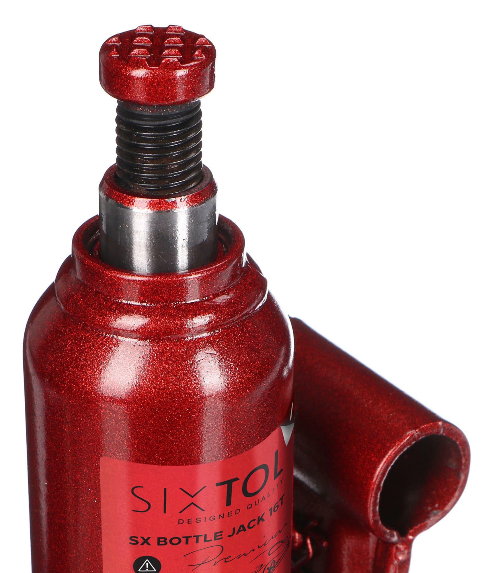 SX BOTTLE JACK PREMIUM 16T | Cric idraulico a bottiglia | Portata 16 tonnellate | Struttura saldata professionale