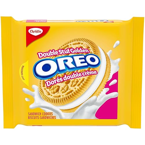 Oreo Galletas de doble relleno dorado, 9.21 oz9.2 onzas, Importadas de Canadá