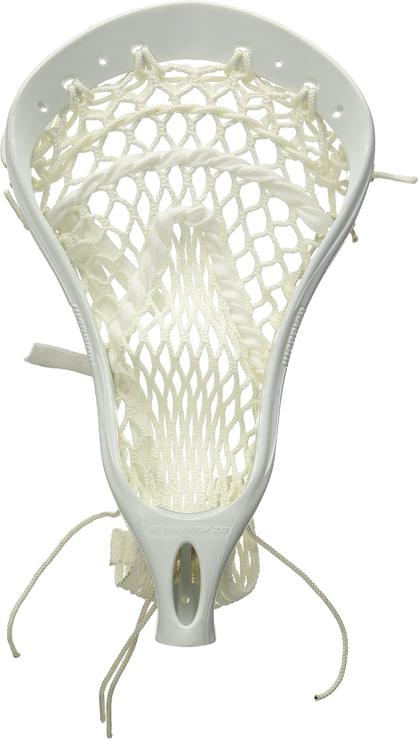 WARRIOR Revolution 2.0 Strung Lacrosse Head (White) Unstrung Lacrosse Heads