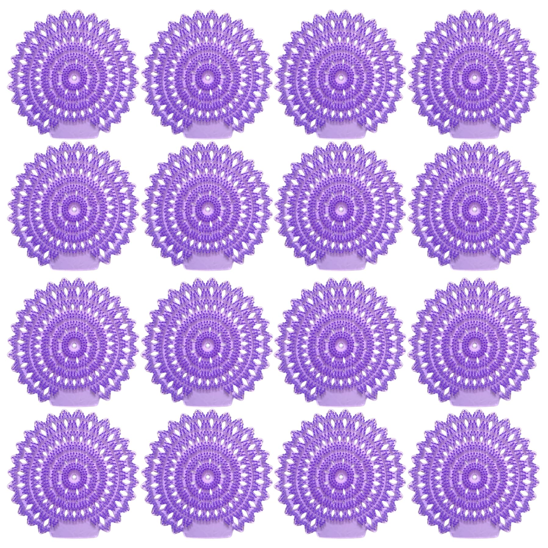 Urinal Screen Deodorizer, Lavender Scented Urinal Cakes with Anti-Splash Design, Long-Lasting Odor Control for Restrooms and Commercial Bathrooms.
