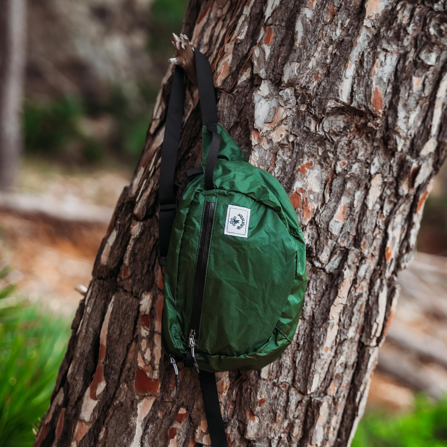 4Monster Hiking Waist Packs Portable,Water Resistant Fanny Bag with Adjustable Strap,Lightweight Crossbody Chest Bag Slim Bag - Image 6