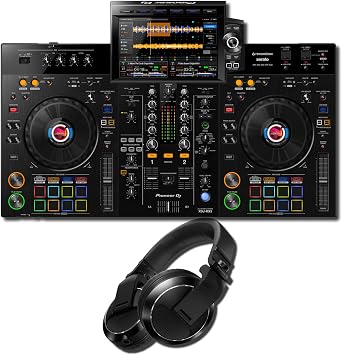 Pioneer XDJ-RX3 2-Channel All-In-One DJ System Bundle with HDJ-X7-K Closed-Back DJ Headphones 10.1-Inch Touchscreen, 50mm Cueing Cans, rekordbox and Serato Ready for Mobile, Wedding, and Club DJ