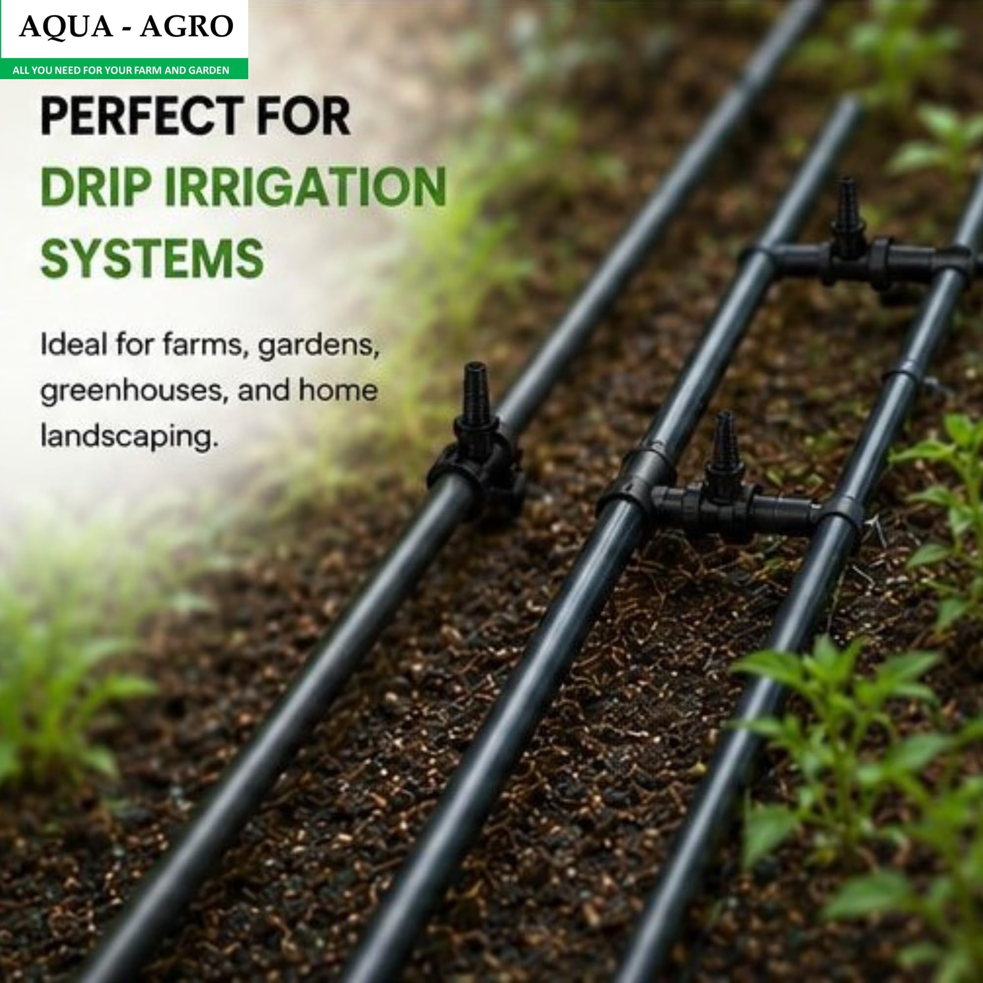 Drip Irrigation Adapters - Leak-Proof Connectors -5
