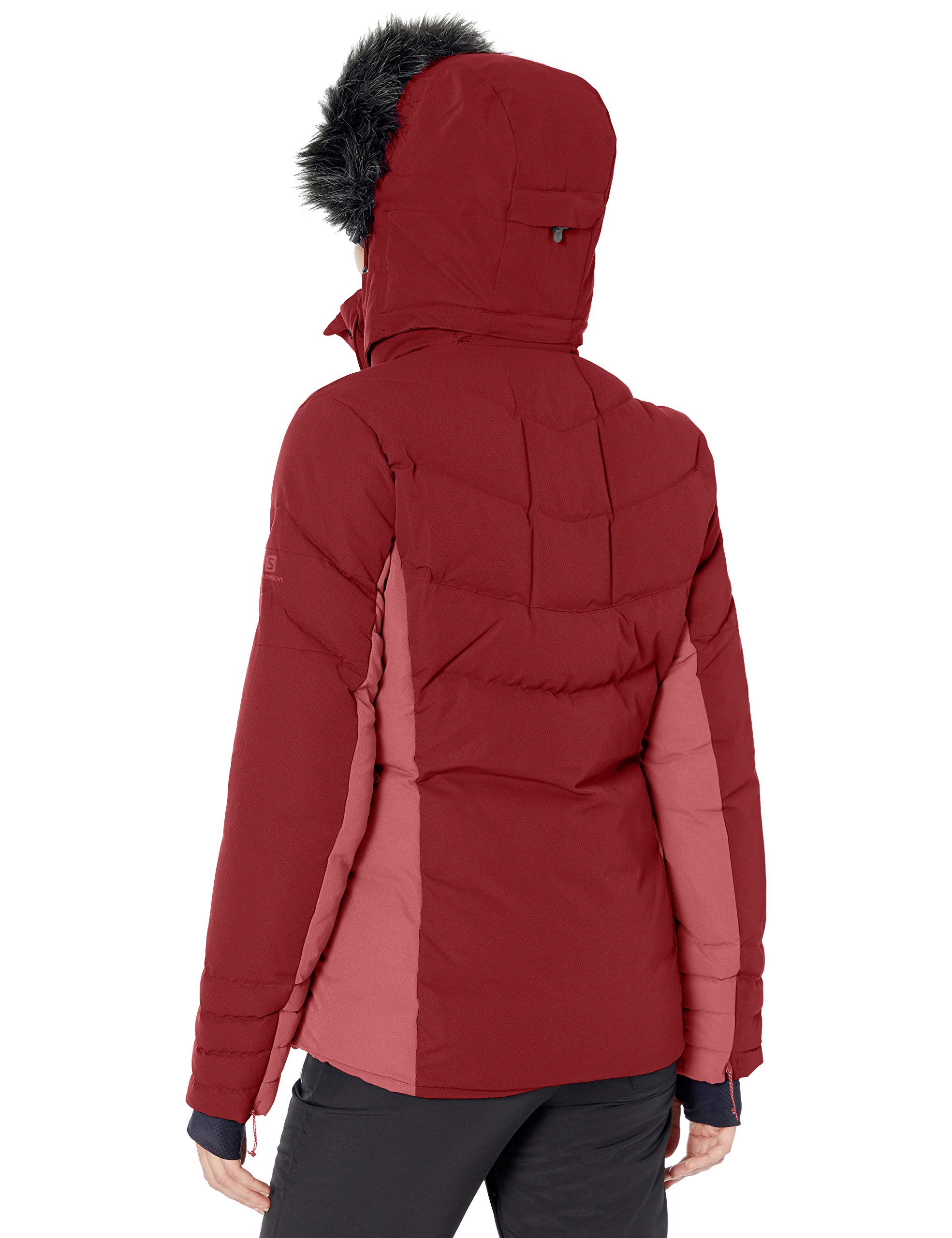SALOMON　ICETOWN JKT 　XS　ファー無し Amazon.co.jp: 2020 SALOMON ICETOWN JKT Women Rio Red Garnet Rose
