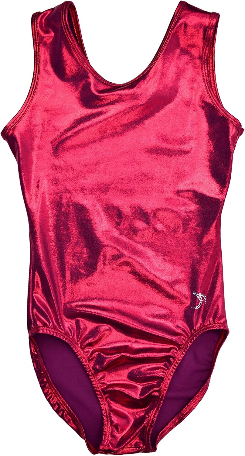 Sookie Active Metallic Sheen Classic Tank Leotard (Youth)