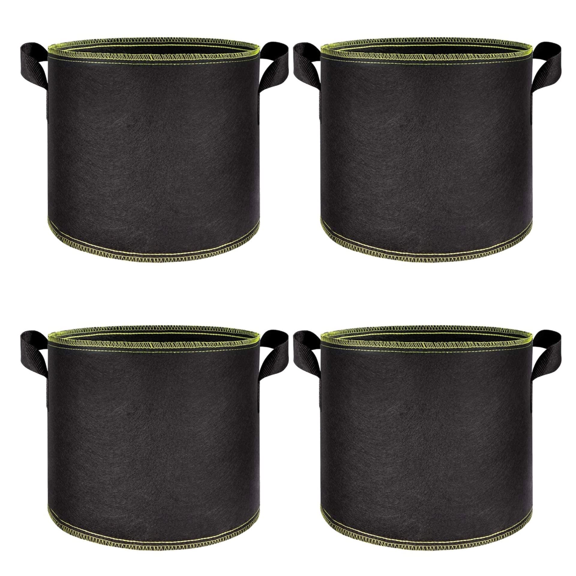 ADEPTNA Pack of 4 Potato Tomato Plants vegetables flowers shrubs herbs Strawberry and more Grow Bags Home Garden Planter Container Grow Your Own (10L)