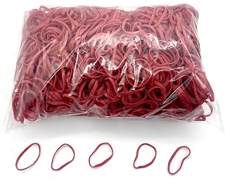 Progom – Elásticos – 50 (Ø32) mmx3 mm – Rojo – Bolsa de 1 kg