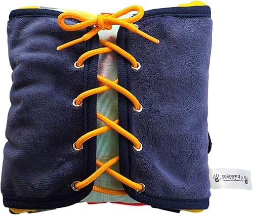 Vista 23 de SENSORY4U Almohada de hebilla Narwhal – Ayuda motora sensorial para habilidades motoras finas, coordinación mano-ojo y apoyo de terapia ocupacional