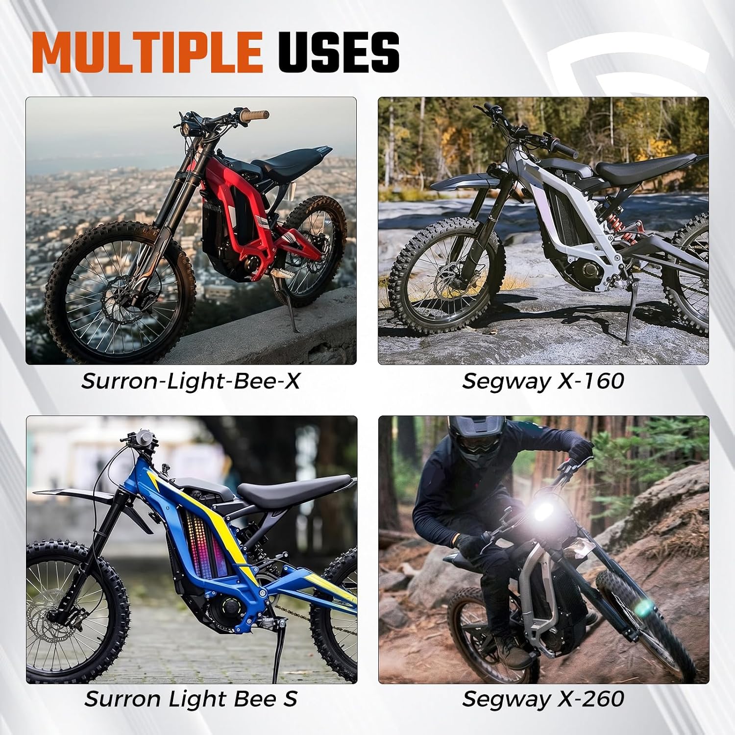 Electric Dirt Bike Throttle for Surron,Quick Response Nylon Twist Throttle Handle Tube for Ebike Sur Ron Light Bee X and S/Tuttio Soleil01/ E Ride Pro/MacFox/ 79Bike Falcon Pro Falcon GT