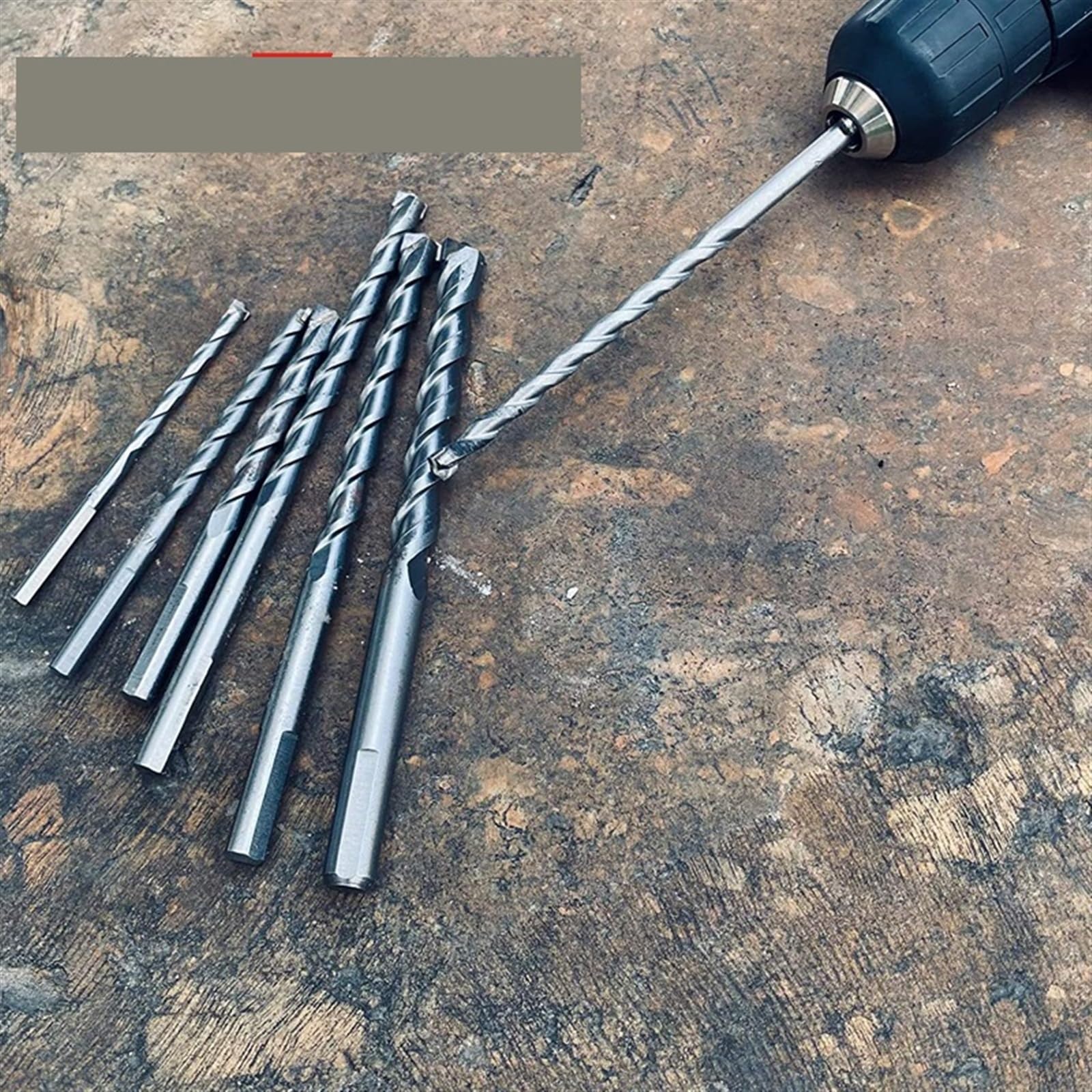1/5Pcs Concrete Masonry Drill Bits Set 3/4/5/6/8/10/12/14/16mm Ceramic Tile Brick Cement Rock Carbide Tipped Drill Bit(5mm(1PC))