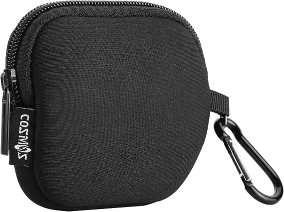 CM Pack of 2 Mini Pouch Case Bag Small Travel Storage Carrying Bag Compatible with MagSafe Power Adapter, Laptop Accessories Cables, Cords, USB Drives, Earphones