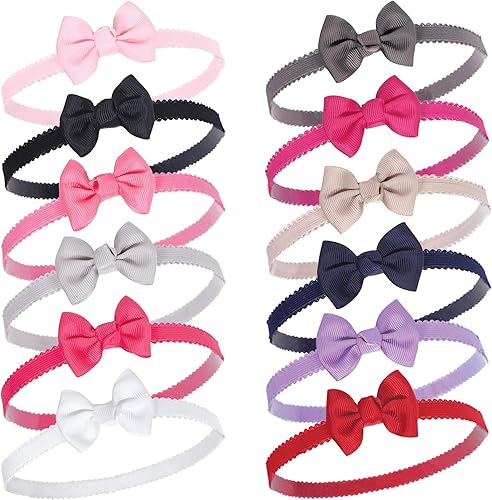 Vista 8 de Hudson Baby Cotton and Synthetic Headbands, Size 0-24 Months