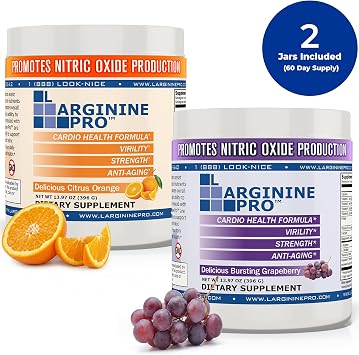 2-Pack, Orange and Grape | Blood Flow | Pre-Workout Drink | Great Tasting with Vitamins C, B6, B12, K & More