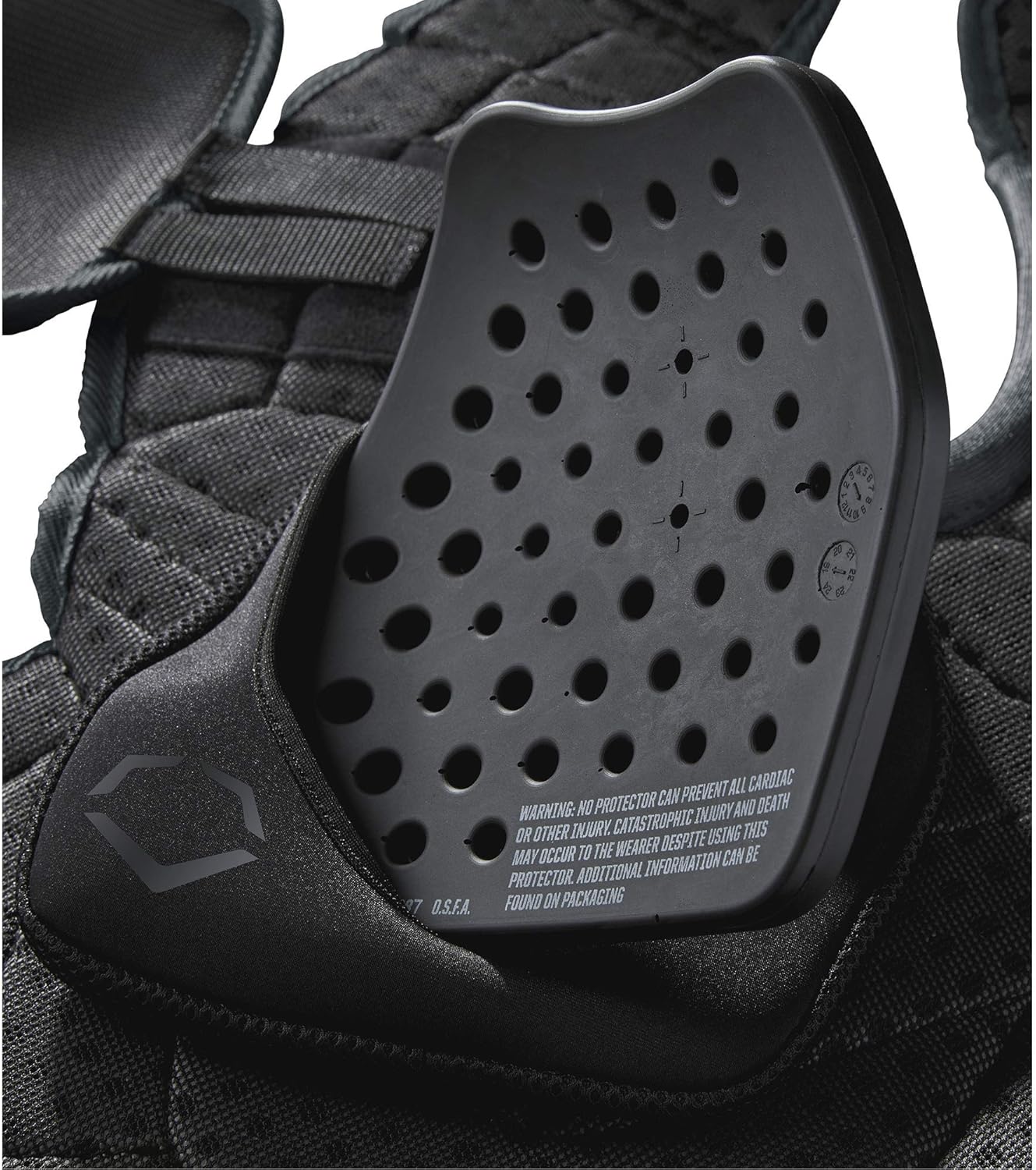 Evoshield Pro-Srz Chest Protector (W/ Nocsae Chest Guard) - Charcoal, Adult [16"] : Sports & Outdoors