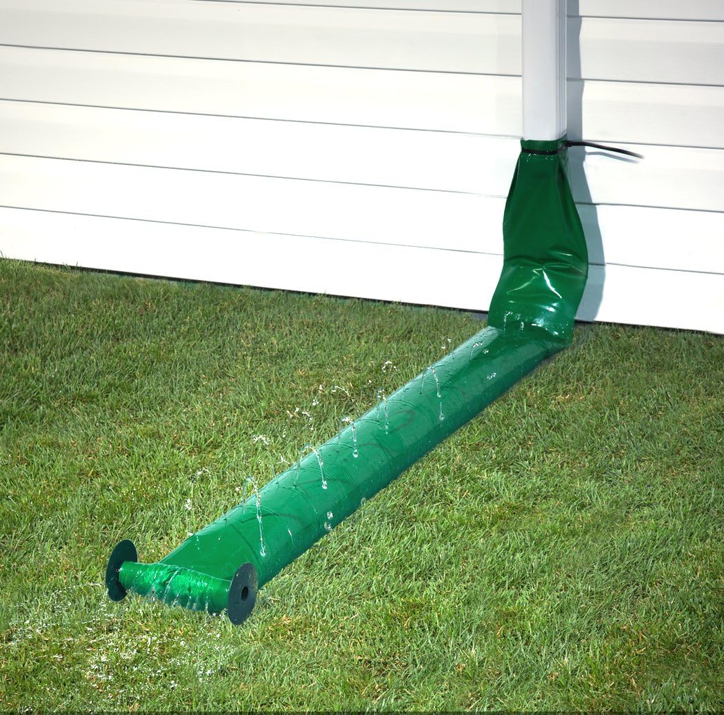 Rainguard 9306G Automatic Downspout Extension, 6-Feet, Green