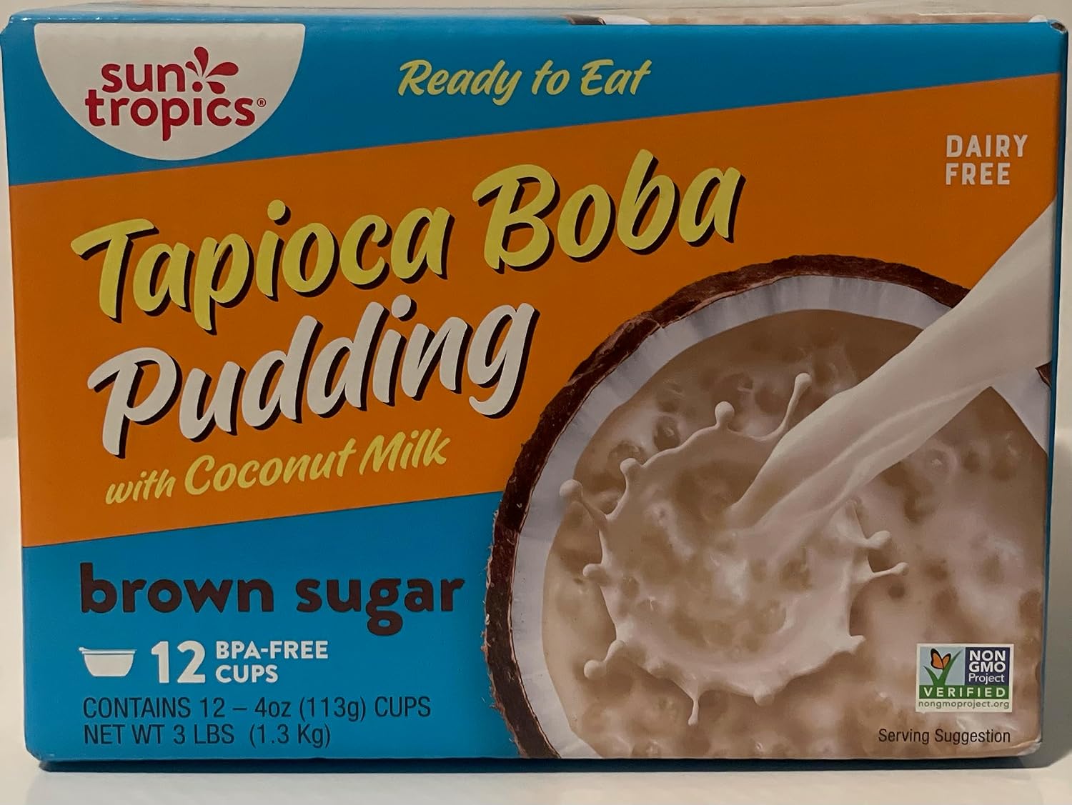 STROP Tapioca Boba Pudding with Coconut Milk BROWN SUGAR